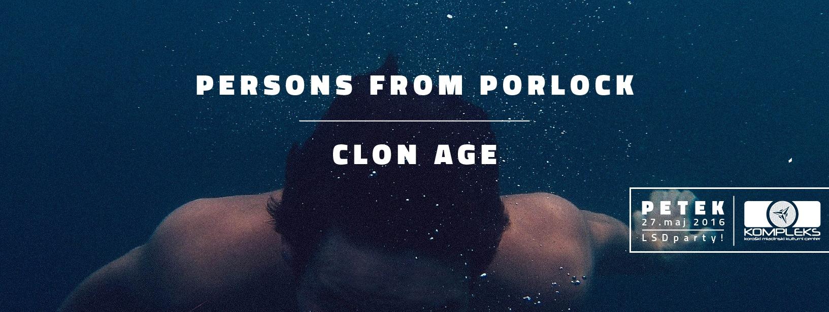 Persons from porlock & Clon age