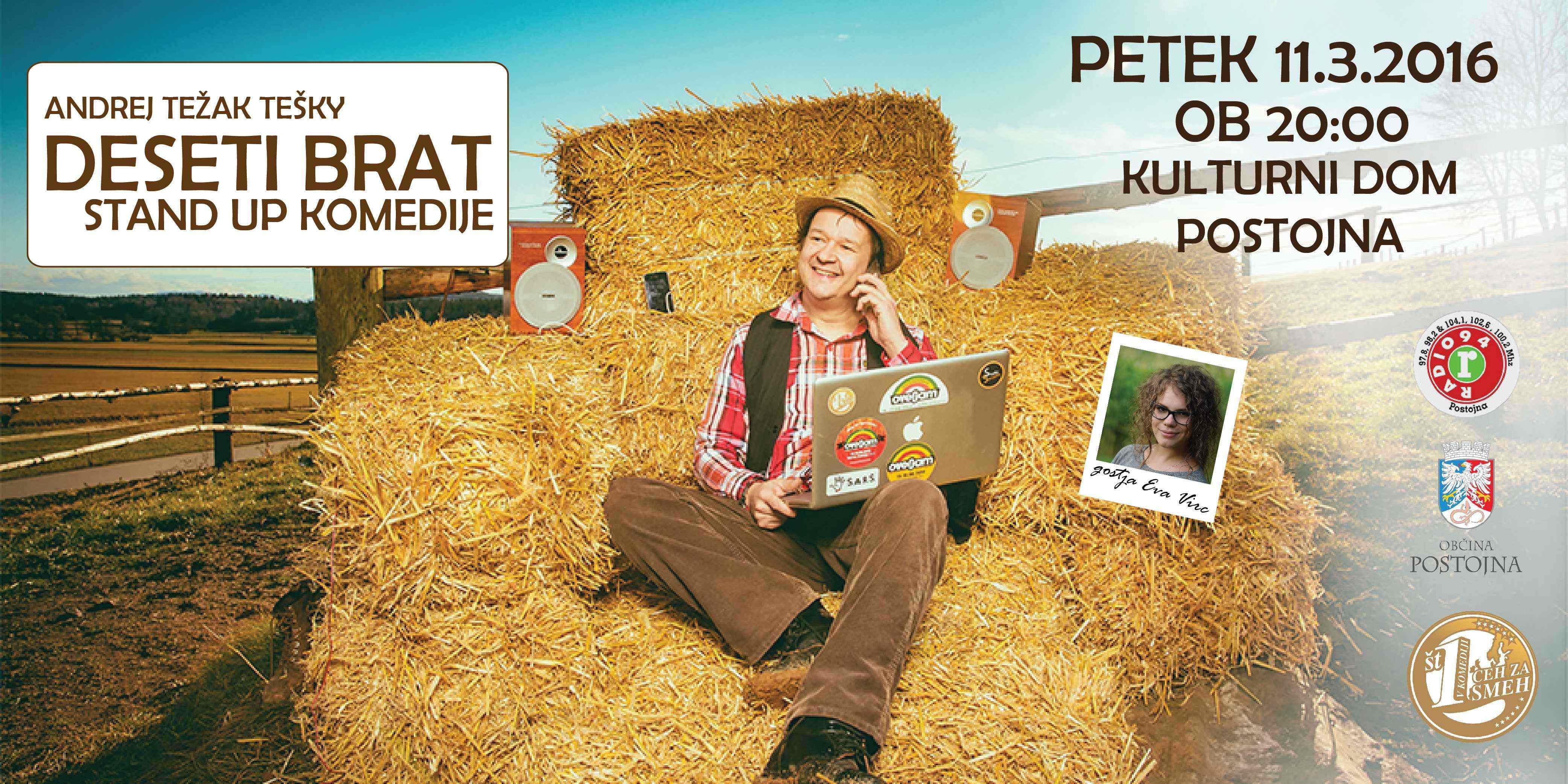 Deseti brat stand-up komedije v Postojni