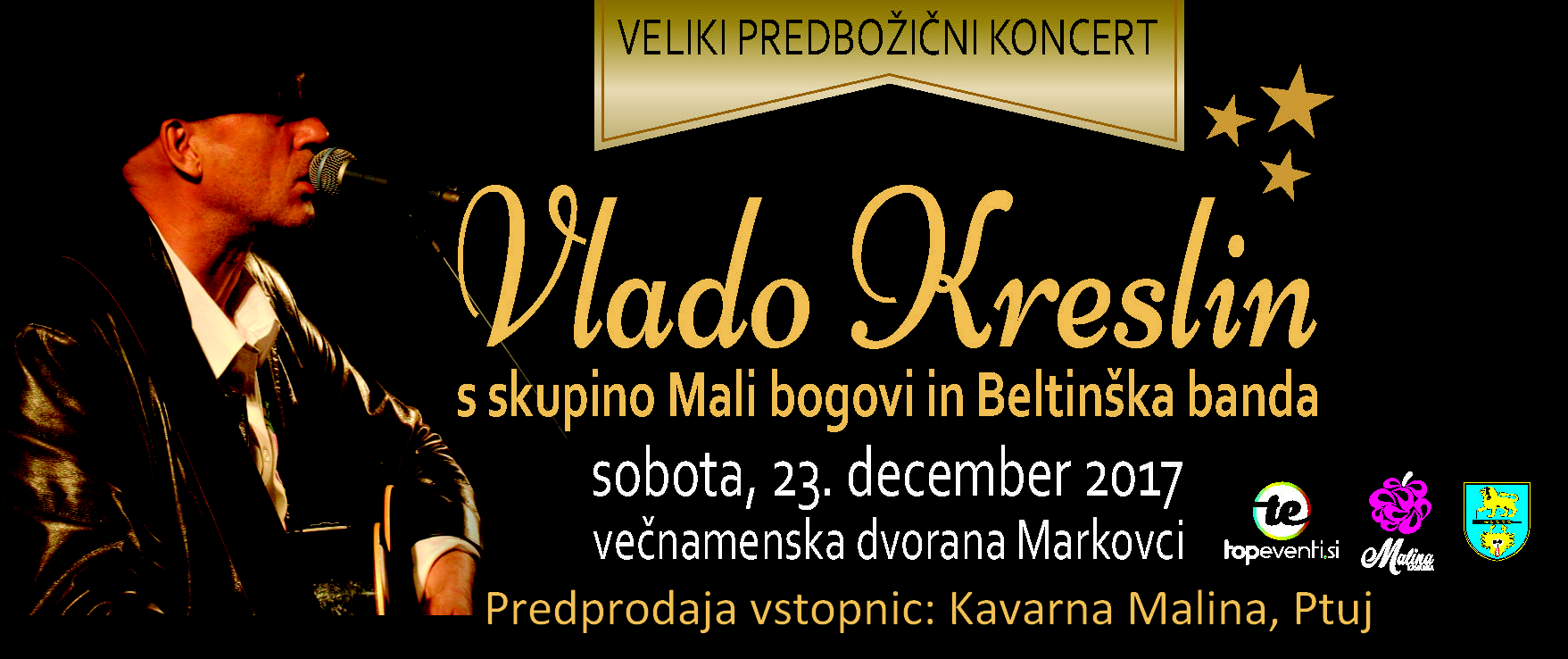 Vlado Kreslin / Veliki predbožični koncert! / 23. december