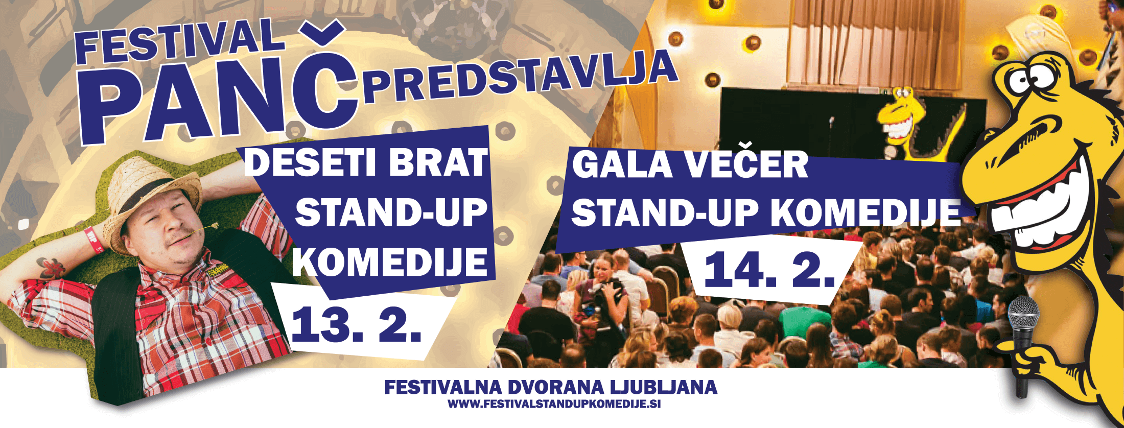 PANČ, festival stand up komedije zima 2016