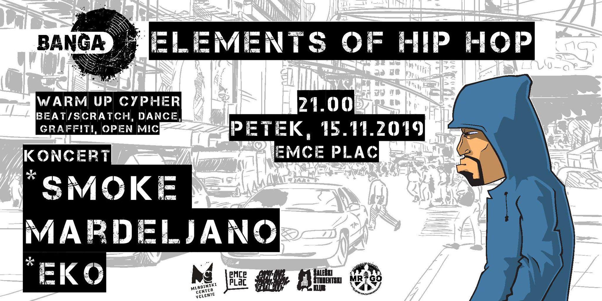 Banga Elements of Hip Hop Smoke Mardeljano (SRB), Eko + Each One Teach