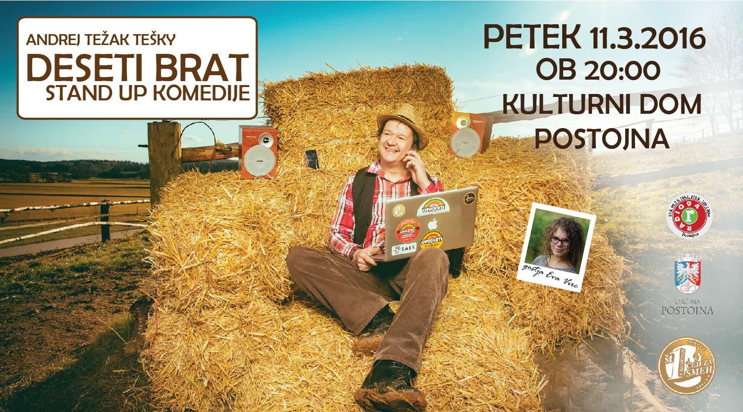 Deseti brat stand-up komedije v Postojni