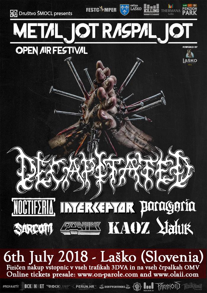 METALJOT RASPALJOT open air festival 2018