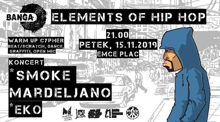 Banga Elements of Hip Hop: Smoke Mardeljano (SRB), Eko + Each One Teach One