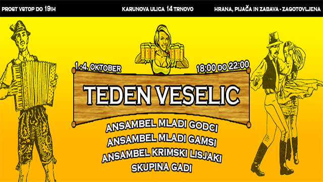 Teden Veselic V Ljubljani 2018